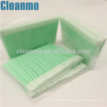 Cleanroom Swab Small Top Single Layer Polyester Swab PS758L Clean Slotted Area